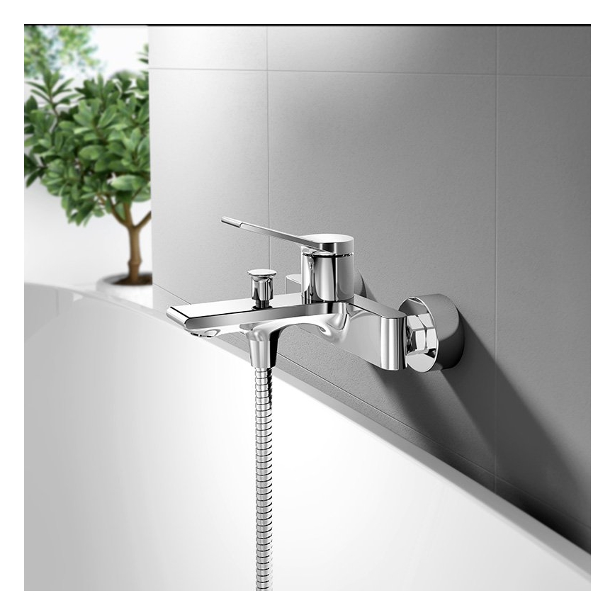 Aqualine - Badewannenarmatur BOLERO glänzendes Chrom