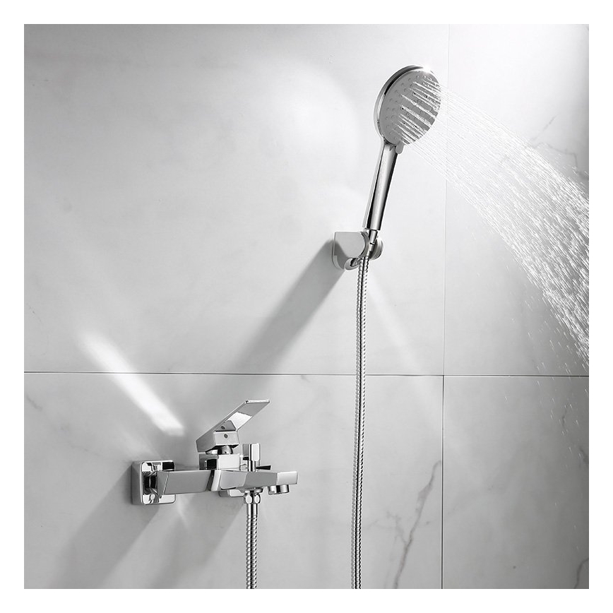 Aqualine - Badewannenarmatur RITMO glänzendes Chrom