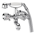 Aqualine - Badewannenset VICTORIA RETRO glänzender Chrom
