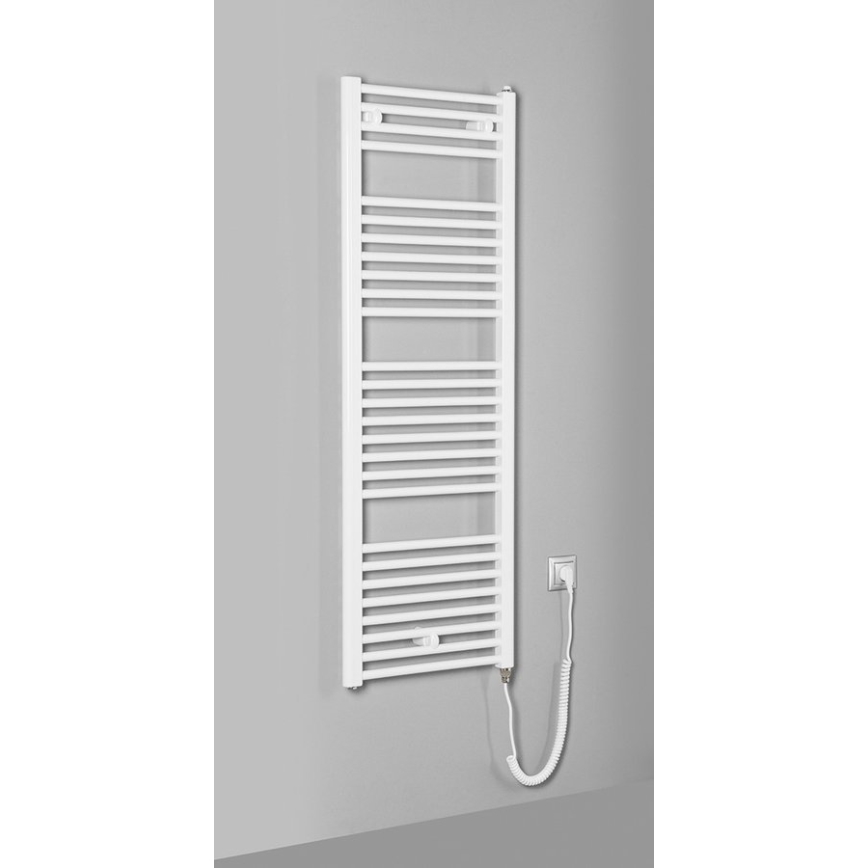 Aqualine - Badezimmer-Elektro-Heizkörper DIRECT-E 400W/230V 132 cm weiß gerade