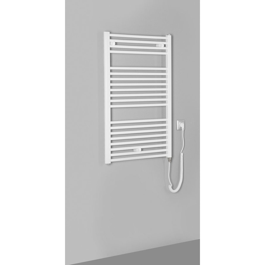 Aqualine - Badezimmer-Elektro-Heizkörper DIRECT-E 400W/230V 96 cm weiß gerade