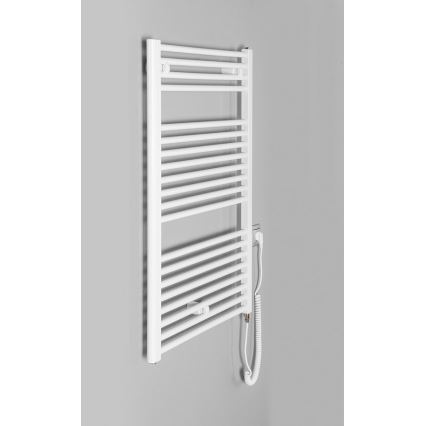 Aqualine - Badezimmer-Elektro-Heizkörper DIRECT-E 400W/230V 96 cm weiß gerade