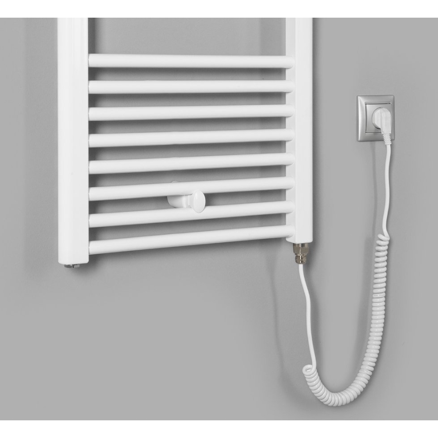 Aqualine - Badezimmer-Elektro-Heizkörper DIRECT-E 400W/230V 96 cm weiß gerade