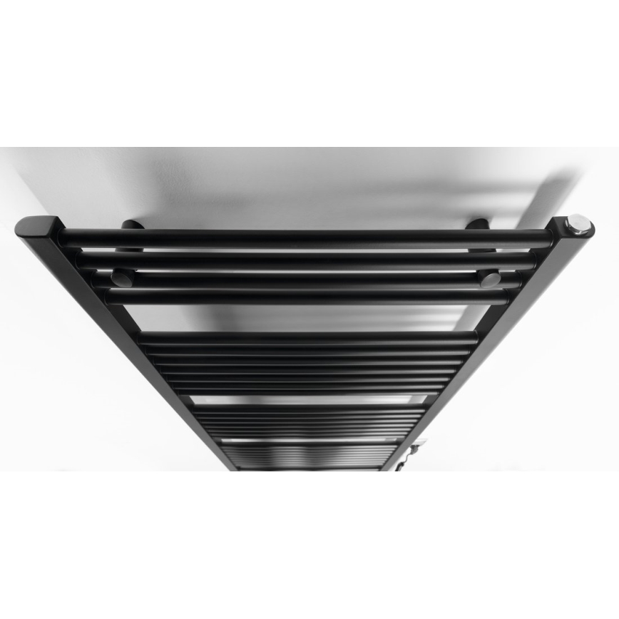 Aqualine - Badezimmer-Elektro-Heizkörper DIRECT-E 800W/230V 168 cm matt schwarz gerade