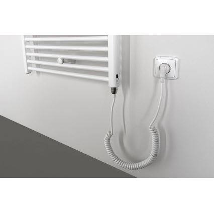 Aqualine - Badezimmer-Elektro-Heizkörper DIRECT-E 800W/230V 168 cm weiß gerade