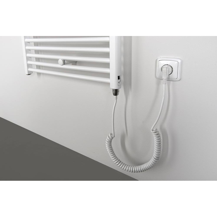 Aqualine - Badezimmer-Elektro-Heizkörper DIRECT-E 800W/230V 168 cm weiß gerade