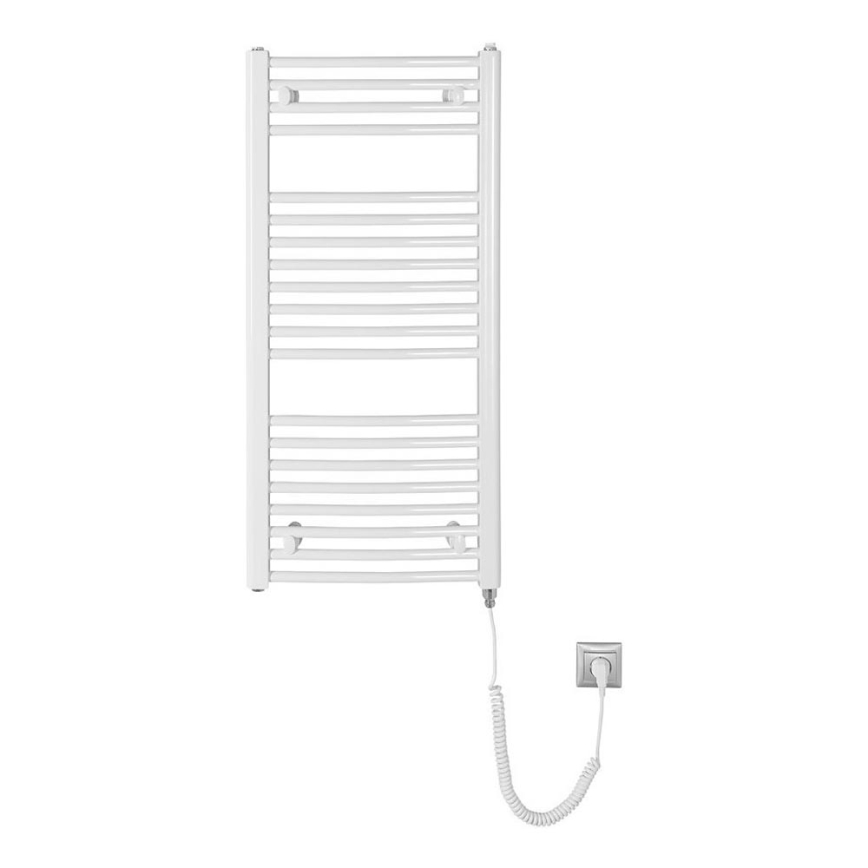 Aqualine - Badezimmer-Elektro-Heizkörper ORBIT-E 300W/230V 96 cm weiß rund