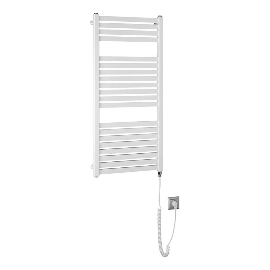 Aqualine - Badezimmer-Elektro-Heizkörper TONDI-E 300W/230V 97 cm weiß gerade