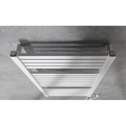 Aqualine - Badezimmer-Elektro-Heizkörper TONDI-E 300W/230V 97 cm weiß gerade