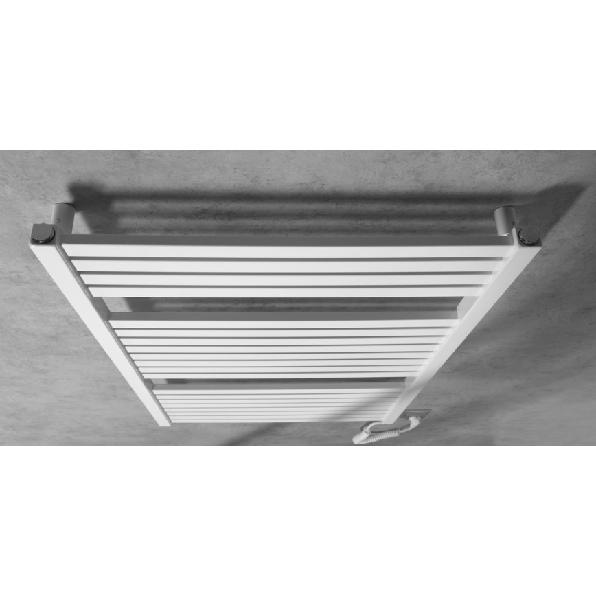 Aqualine - Badezimmer-Elektro-Heizkörper TONDI-E 400W/230V 97 cm weiß gerade
