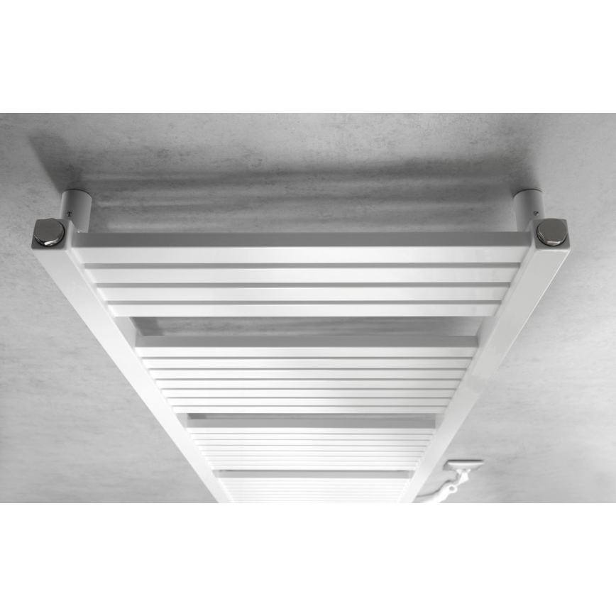 Aqualine - Badezimmer-Elektro-Heizkörper TONDI-E 500W/230V 133 cm weiß gerade