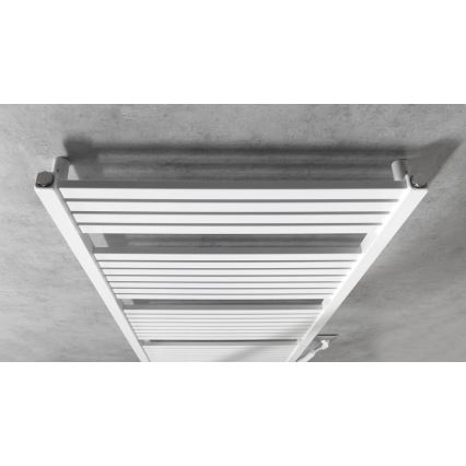 Aqualine - Badezimmer-Elektro-Heizkörper TONDI-E 600W/230V 133 cm weiß gerade