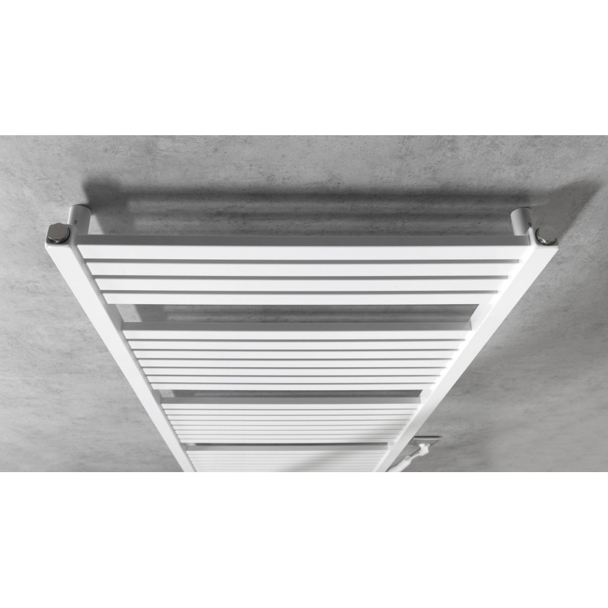 Aqualine - Badezimmer-Elektro-Heizkörper TONDI-E 600W/230V 133 cm weiß gerade