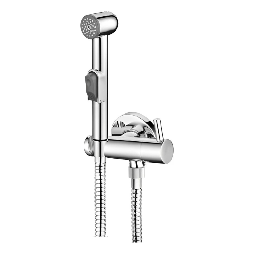 Aqualine - Bidetarmatur mit shower glänzendes Chrom