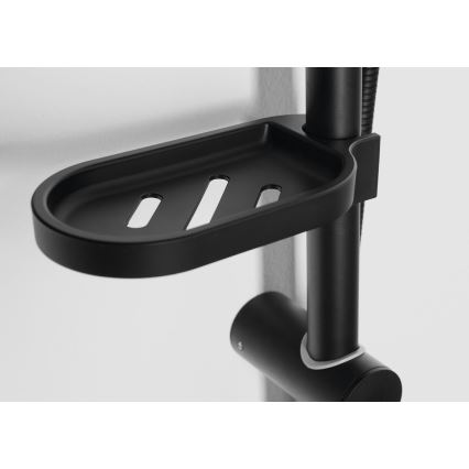 Aqualine - Duschgarnitur KERA matt schwarz