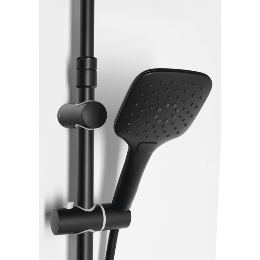 Aqualine - Duschgarnitur KERA matt schwarz