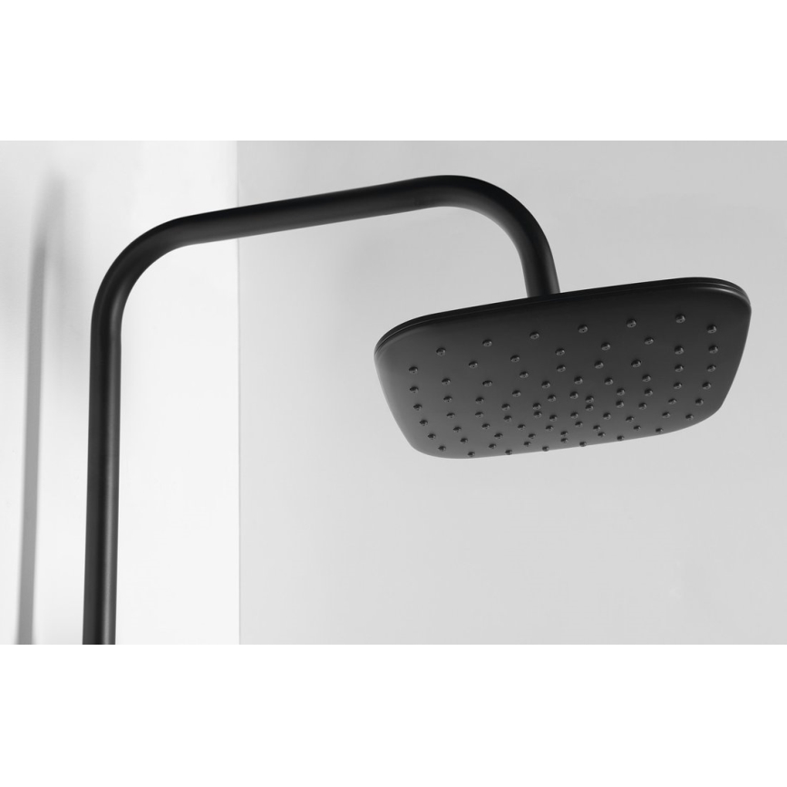 Aqualine - Duschgarnitur KERA matt schwarz
