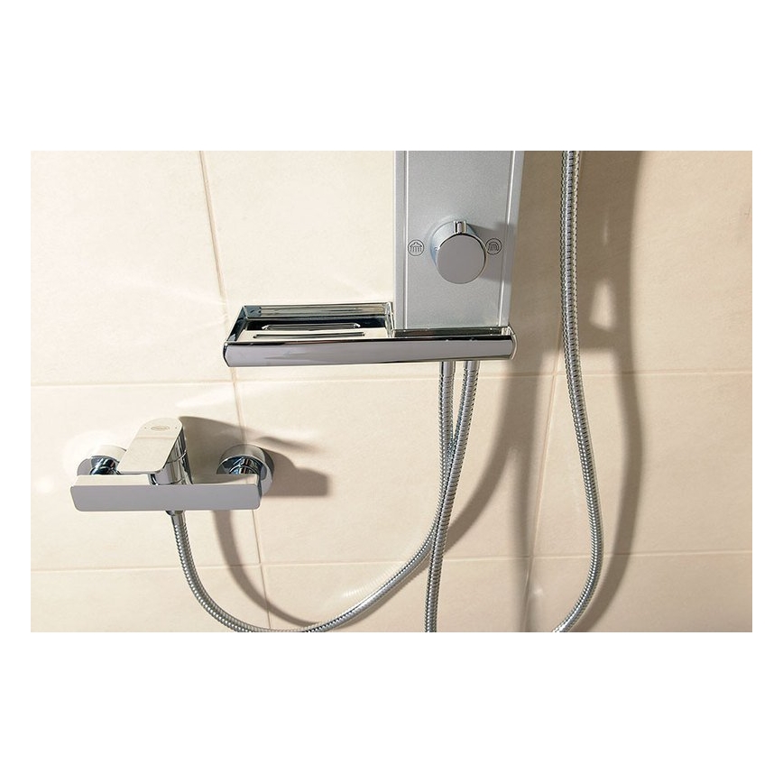Aqualine - Duschgarnitur ROME, glänzender Chrom