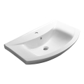 Aqualine - Einbauwaschbecken ZERO 75x48,5 cm Keramik/weiß