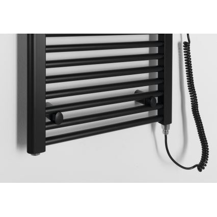 Aqualine - Elektrischer Badheizkörper DIRECT-E 400W 132x45 cm matt schwarz