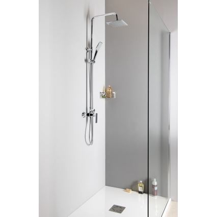 Aqualine - Duschset mit Armatur FACTOR glänzender Chrom