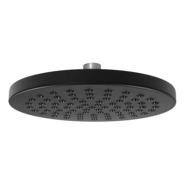 Aqualine - Kopfbrause d 20 cm matt schwarz