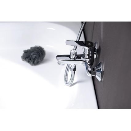 Aqualine - Badewannenarmatur LOTTA Hochglanzchrom