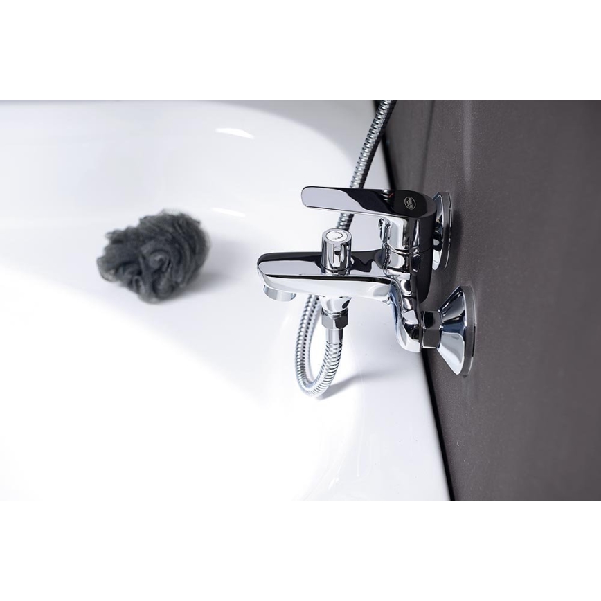 Aqualine - Badewannenarmatur LOTTA Hochglanzchrom