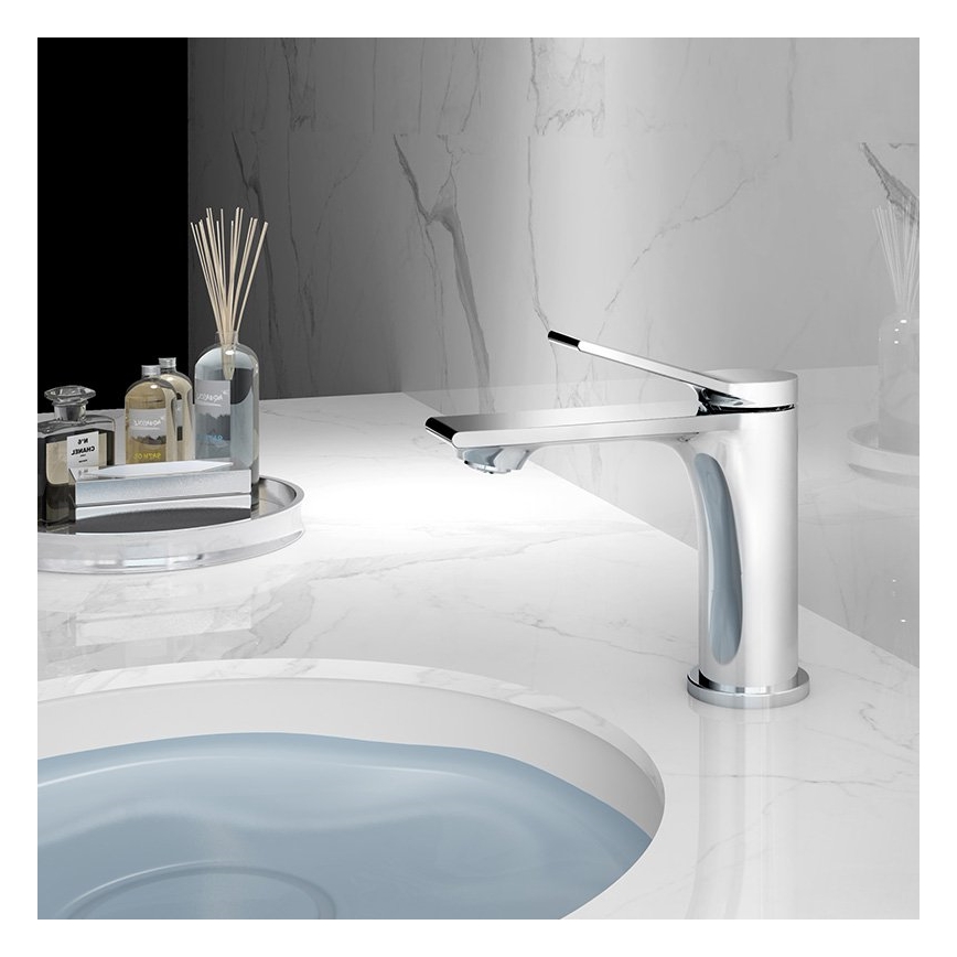 Aqualine - Waschbeckenarmatur BOLERO glänzendes Chrom