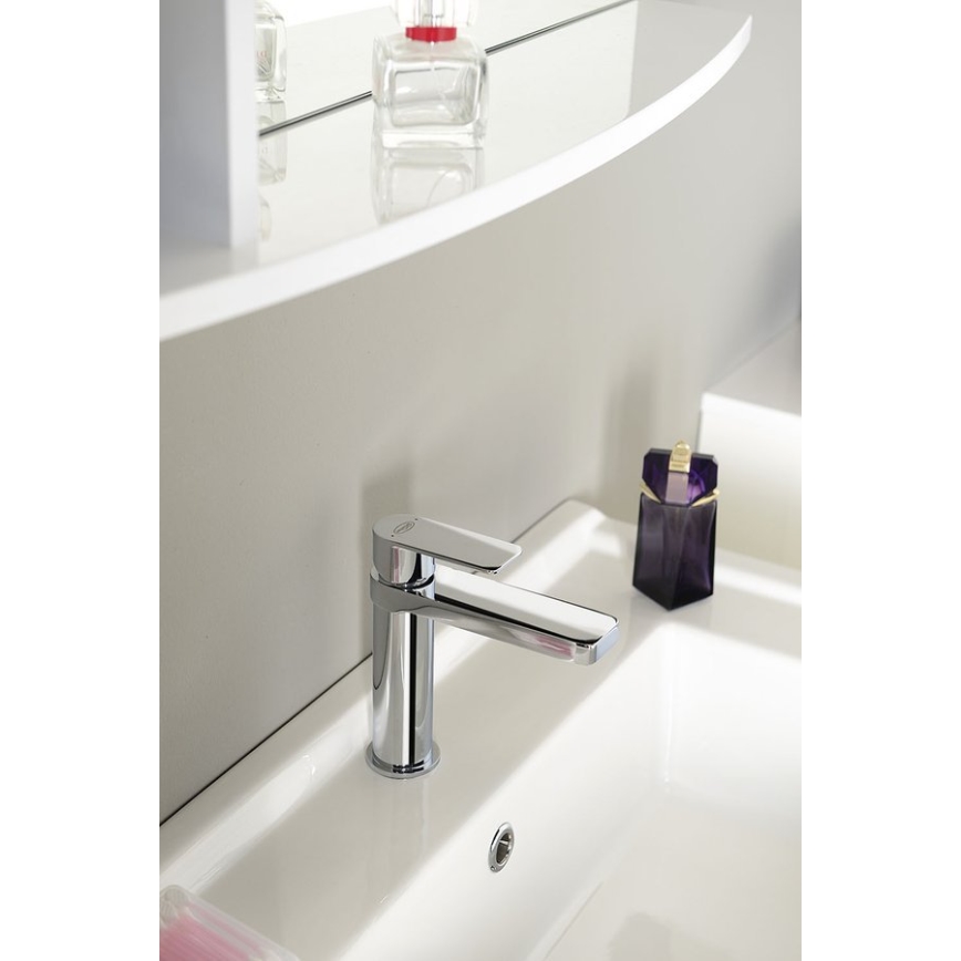Aqualine - Waschbeckenarmatur DAPHNE 15,5 cm glänzendes Chrom