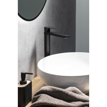 Aqualine - Waschbeckenarmatur DAPHNE 29 cm matt schwarz