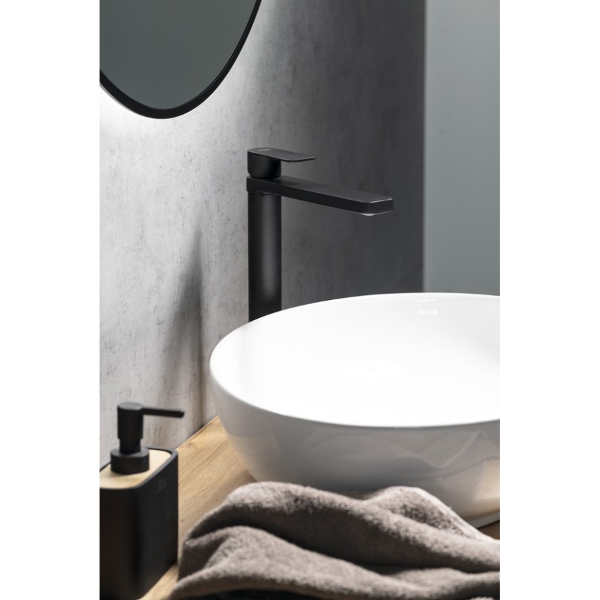 Aqualine - Waschbeckenarmatur DAPHNE 29 cm matt schwarz