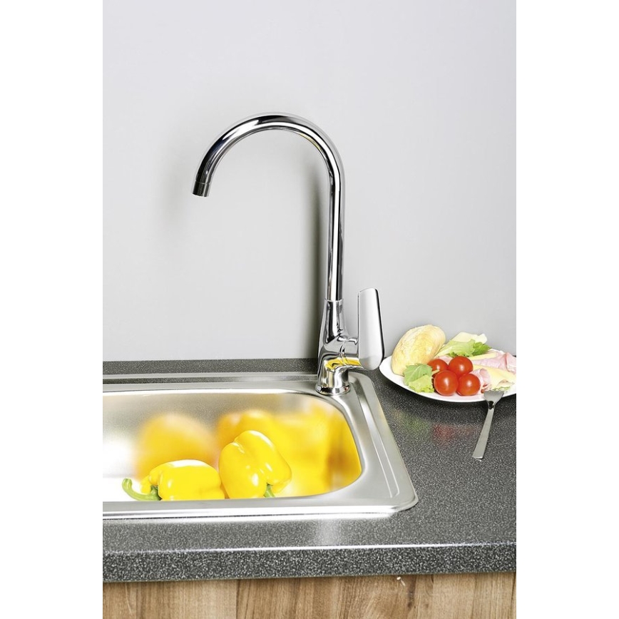 Aqualine - Wasserhahn/Armatur LOTTA glänzendes Chrom