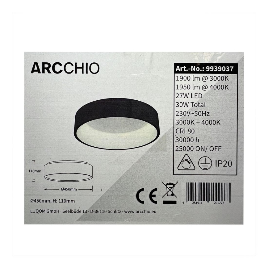 Arcchio - LED-Deckenleuchte ALEKSI LED/27W/230V