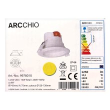 Arcchio - LED-Einbauleuchte für Badezimmer ARIAN LED/12,5W/230V IP44