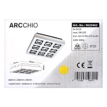 Arcchio - LED-Strahler VINCE 9xGU10/230V
