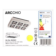 Arcchio - Strahler VINCE 6xGU10/10W/230V