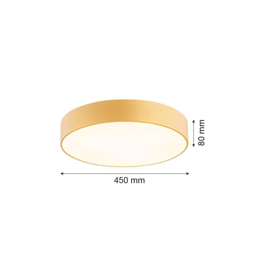 Argon 1458 - Deckenleuchte DARLING 3xE27/15W/230V gold