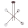Argon 1842 - Deckenleuchte an Stange ABSOS 4xE14/7W/230V Alabaster braun