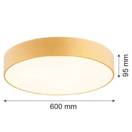 Argon 2081 - Deckenleuchte DARLING 5xE27/15W/230V Ø 60 cm gold