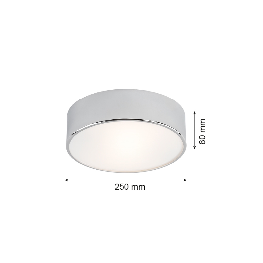 Argon 3083 - Deckenleuchte DARLING 2xE27/15W/230V Ø 25 cm silber