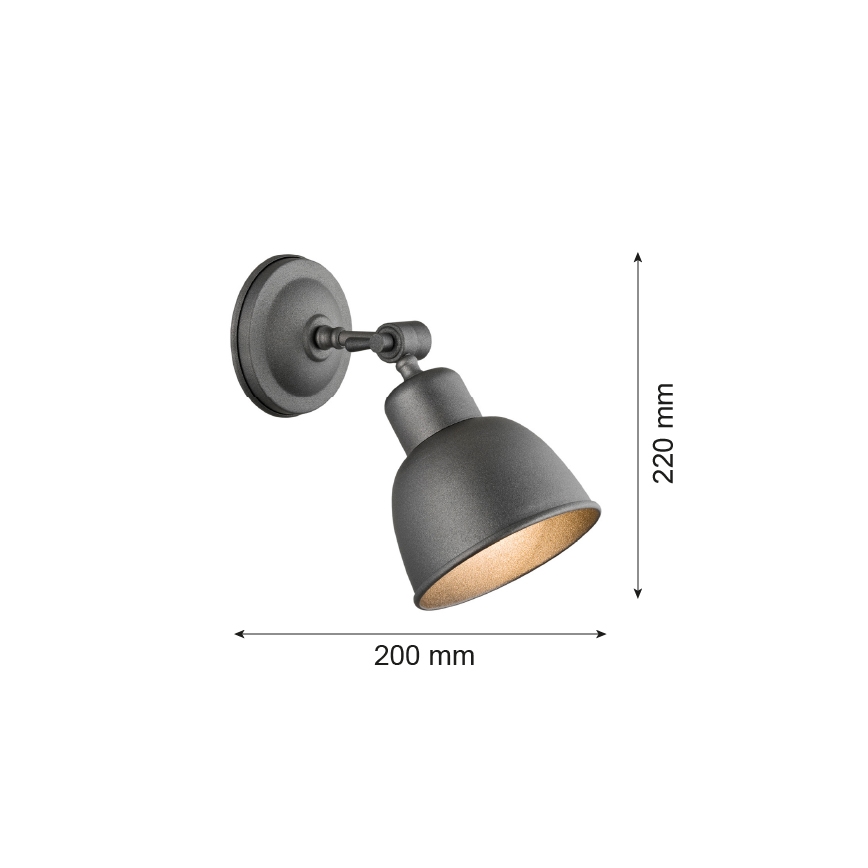 Argon 3172 - Wandleuchte EUFRAT 1xE27/60W/230V