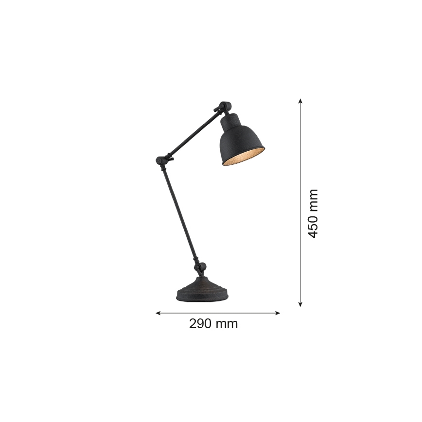 Argon 3197 - Tischleuchte EUFRAT 1xE27/15W/230V