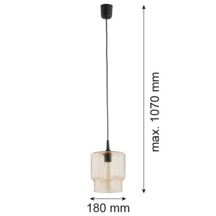 Argon 3273 - Hängeleuchte NEWA 1xE27/15W/230V beige