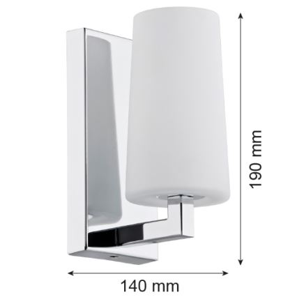 Argon 3358 - Wandbeleuchtung CAMELOT 1xE27/15W/230V chrom glänzend