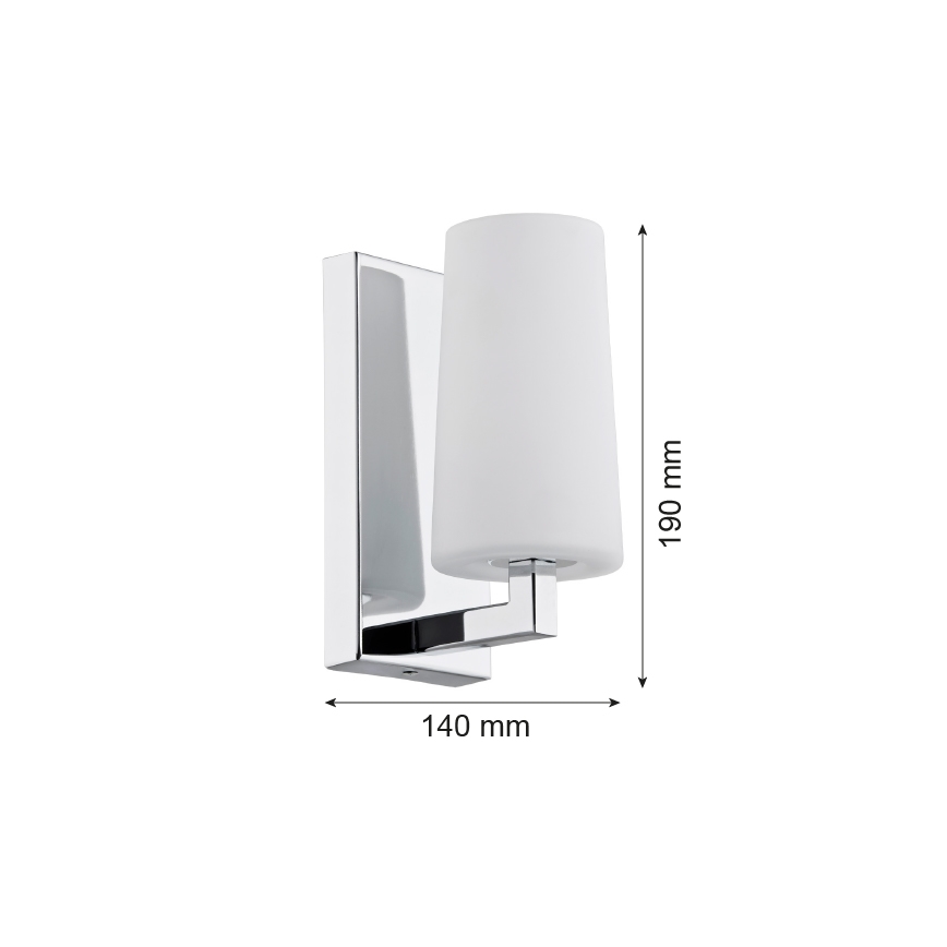 Argon 3358 - Wandbeleuchtung CAMELOT 1xE27/15W/230V chrom glänzend