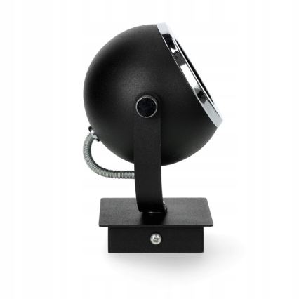 Argon 3638 - Wandstrahler KOS 1xGU10/5W/230V schwarz/glänzendes Chrom