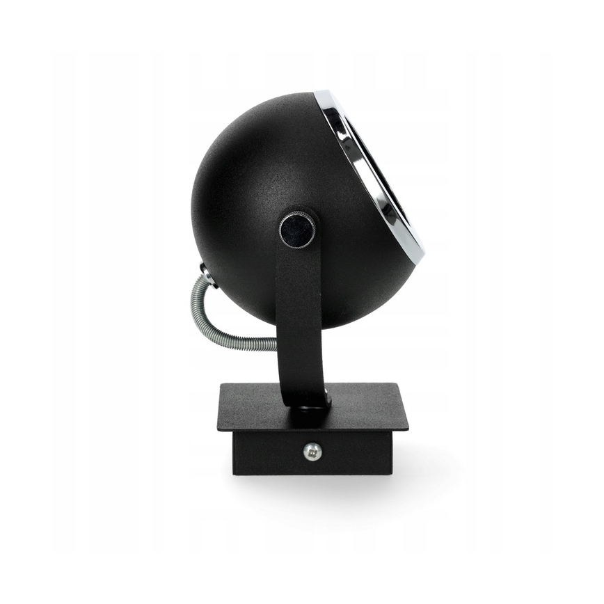 Argon 3638 - Wandstrahler KOS 1xGU10/5W/230V schwarz/glänzendes Chrom