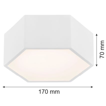 Argon 3828 - LED Deckenleuchte ARIZONA LED/9W/230V weiß