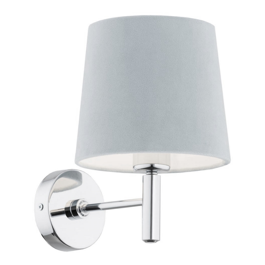 Argon 3910 - Wandlampe BOLZANO 1xE27/15W/230V blau/chrom glänzend